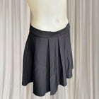Y2k Grunge Classic Pleated Mini Skirt - High-Waisted Black Versatile Style L - Image 3