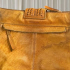 Modapelle Artisan Leather Crossbody Bag - Tan Boho Shoulder Bag - Image 6