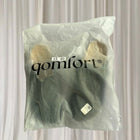 Qomfort Suede Clog Slippers - Leather Blue Buckle Footbed Sandals 40 BNWT - Image 4