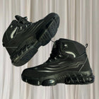 Black Steel Toe Work Safety Boots - Durable Dial Lacing Shoes 38 BNWT - Image 2