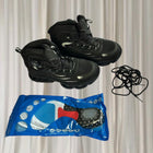 Black Steel Toe Work Safety Boots - Durable Dial Lacing Shoes 38 BNWT - Image 4