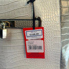 VALENTINO Handbags Y2K Crocodile-Effect Handbag - Elegant Beige Carryall - Image 4