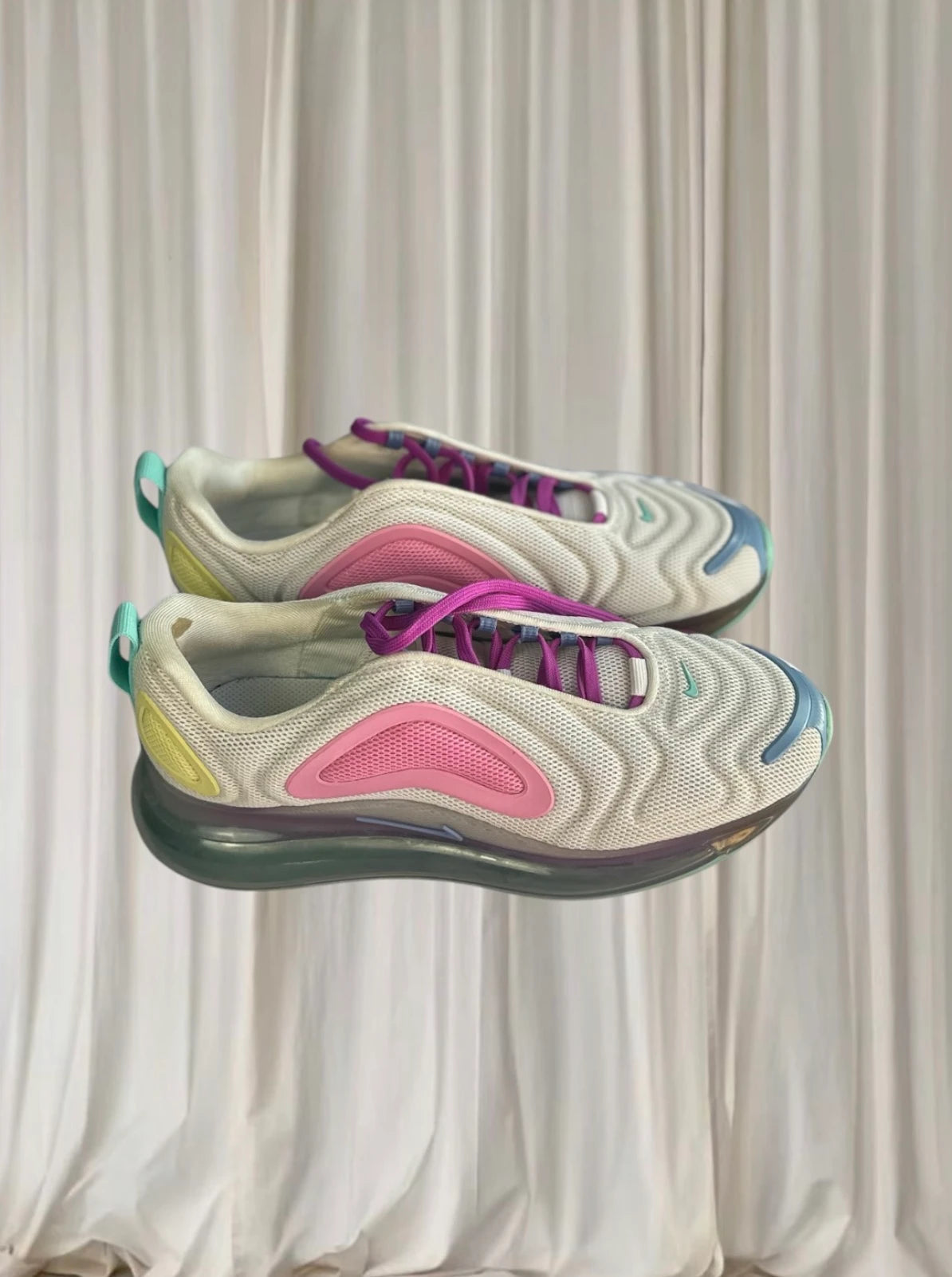 Nike Air Max 720 Sneakers - Women's US8 Aqua Powder AR9293-102  - Image 2