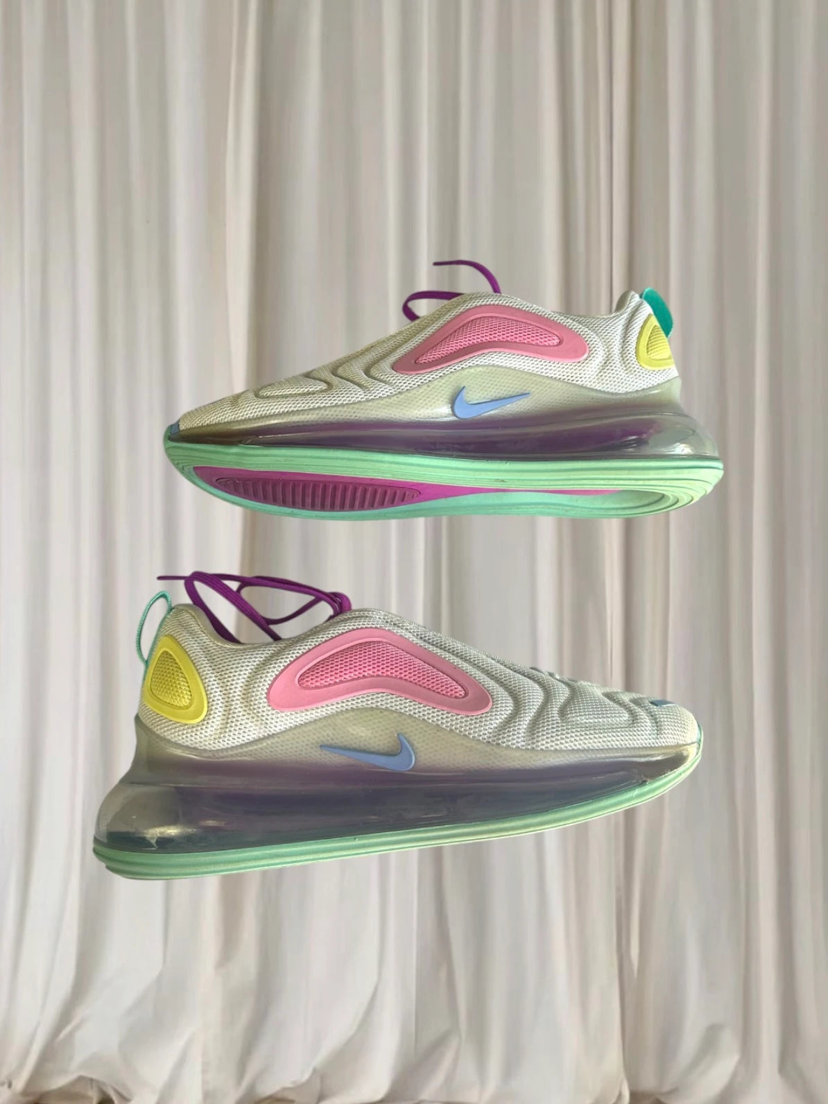 Nike Air Max 720 Sneakers - Women's US8 Aqua Powder AR9293-102  - Image 5
