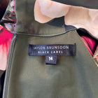 Jayson Brunsdon Floral Halter Neck Dress - Olive Green Magnolia Print M - Image 6