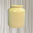 LAB-Lagny Stoneware Crock - Authentic Vintage French Mustard Pot - Image 1