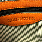 Louenhide Crossbody Bag - Stylish Patterned Strap in Vibrant Orange - Image 6