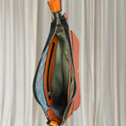 Louenhide Crossbody Bag - Stylish Patterned Strap in Vibrant Orange - Image 7