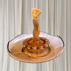Vintage Art Deco Depression Glass Float Bowl Splash Josef Inwald Czech - Image 1