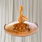 Vintage Art Deco Depression Glass Float Bowl Splash Josef Inwald Czech - Image 2