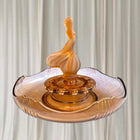 Vintage Art Deco Depression Glass Float Bowl Splash Josef Inwald Czech - Image 4
