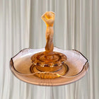 Vintage Art Deco Depression Glass Float Bowl Splash Josef Inwald Czech - Image 3