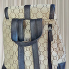 Oroton Rare Vintage Monogram Backpack - Beige And Brown Luxury Accessory - Image 6