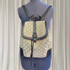 Oroton Rare Vintage Monogram Backpack - Beige And Brown Luxury Accessory - Image 2