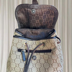Oroton Rare Vintage Monogram Backpack - Beige And Brown Luxury Accessory - Image 3