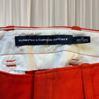 Ralph Lauren Women's Orange Riding Pants -Suede Knee Patch 12AU - Image 5