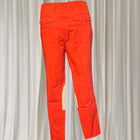 Ralph Lauren Women's Orange Riding Pants -Suede Knee Patch 12AU - Image 4