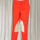 Ralph Lauren Women's Orange Riding Pants -Suede Knee Patch 12AU - Image 1