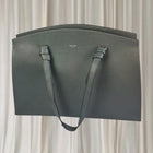 Oroton Estate Large Tote Handbag - Premium Pebbled Leather Grey  - Image 2