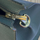 Oroton Estate Large Tote Handbag - Premium Pebbled Leather Grey  - Image 7