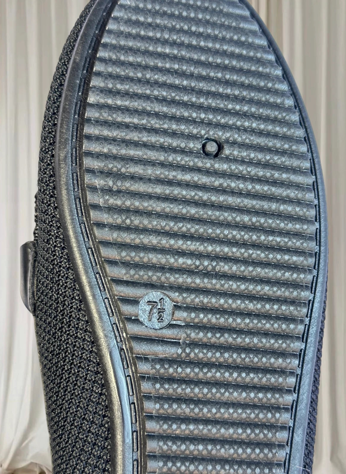 Gloria Vanderbilt Knit Mule Loafers - Comfortable Black Slip-On Flats 7.5 - Image 5