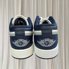 Nike Air Jordan 1 Low Sneakers - Midnight Navy and Grey US 5Y NEW - Image 5
