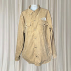 The North Face Shirt Jacket - Durable Tan Corduroy Button-Up 2XL - Image 3