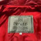 Perruzi Italian Vintage Leather Jacket -Red Women's Classic Zip-Up M - Image 6