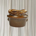 Vintage Rockingham Glaze Rabbit Lidded Jar - Rare 1950s–70s - Image 1