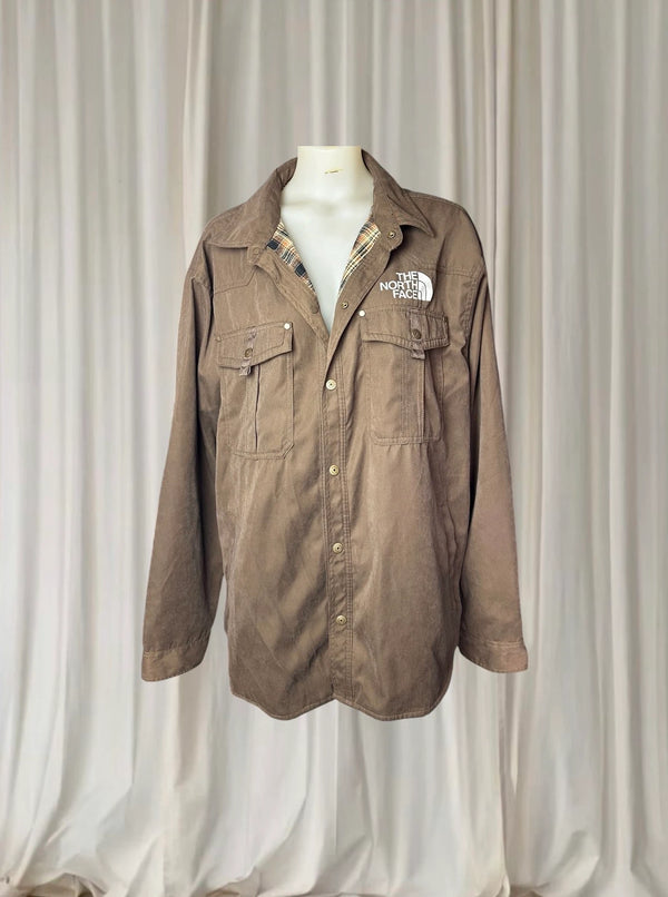 The North Face Flannel Lined Shirt Jacket 2XL  - Image 1