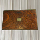 Vintage Victorian Rosewood Writing Slope Box - 1880 Brass Inlay Antique - Image 5