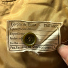 Vintage Spanish Army Military Trench Coat - Double-Breasted Olive Drab L - Image 5