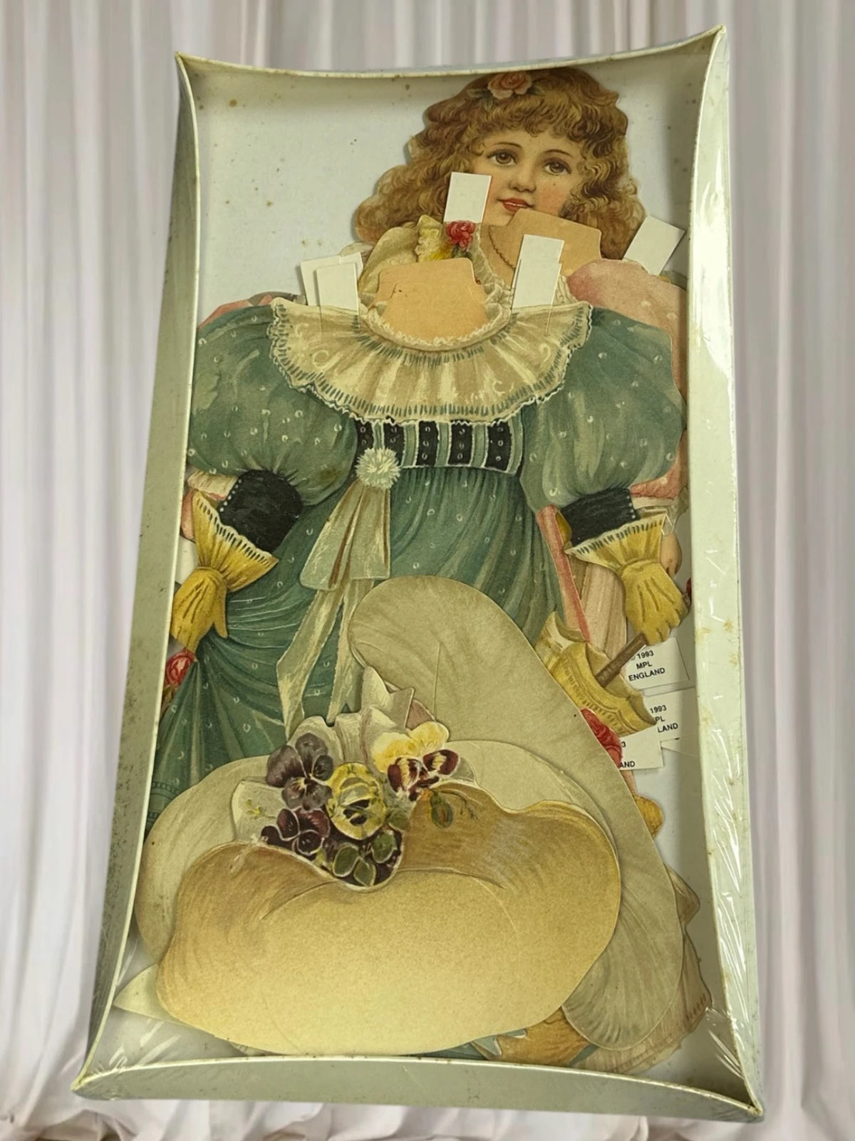 Lady Jane Vintage Paper Doll Set - 1993 Collectible Dress-Me Doll - Image 3