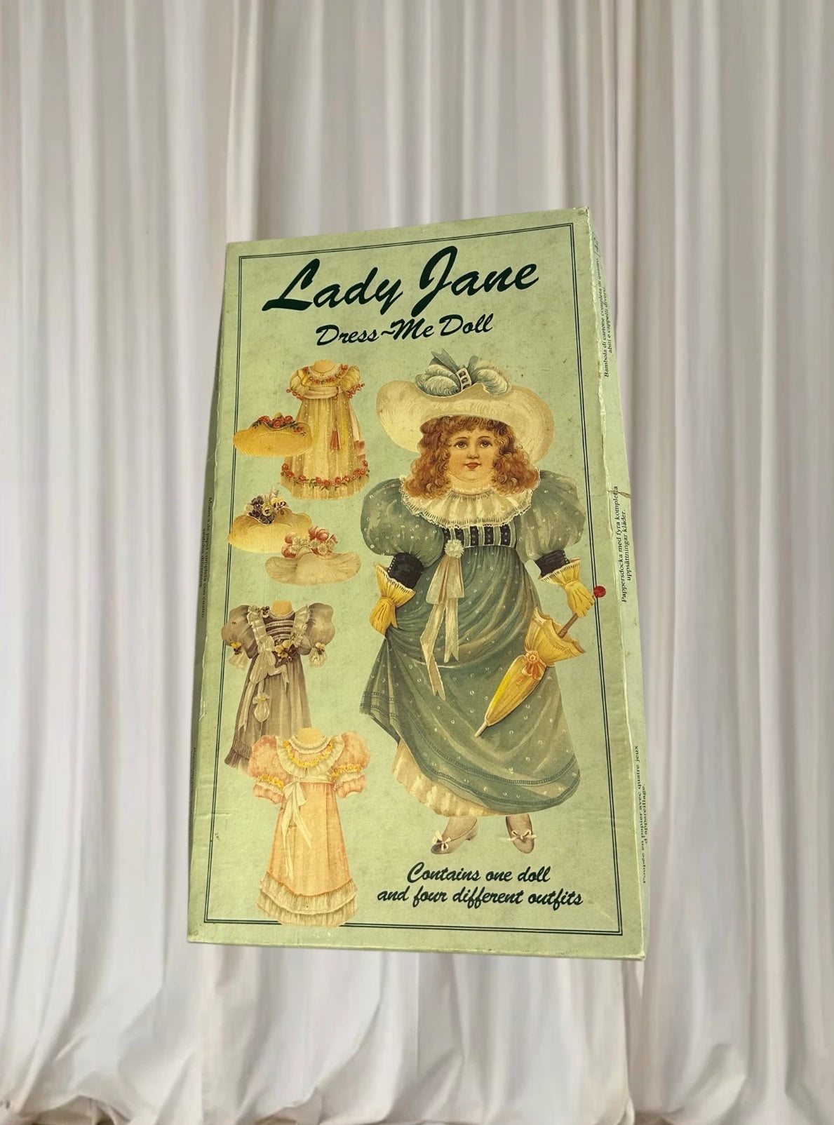 Lady Jane Vintage Paper Doll Set - 1993 Collectible Dress-Me Doll - Image 1