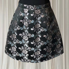 Lipsy London Floral Jacquard Skater Dress - Fit-and-Flare Mini UK10 - Image 5