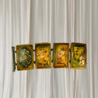 Vintage Persian Story Bracelet - Hand-Painted Lacquer Early 20th Century - Image 5