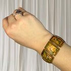 Vintage Persian Story Bracelet - Hand-Painted Lacquer Early 20th Century - Image 1