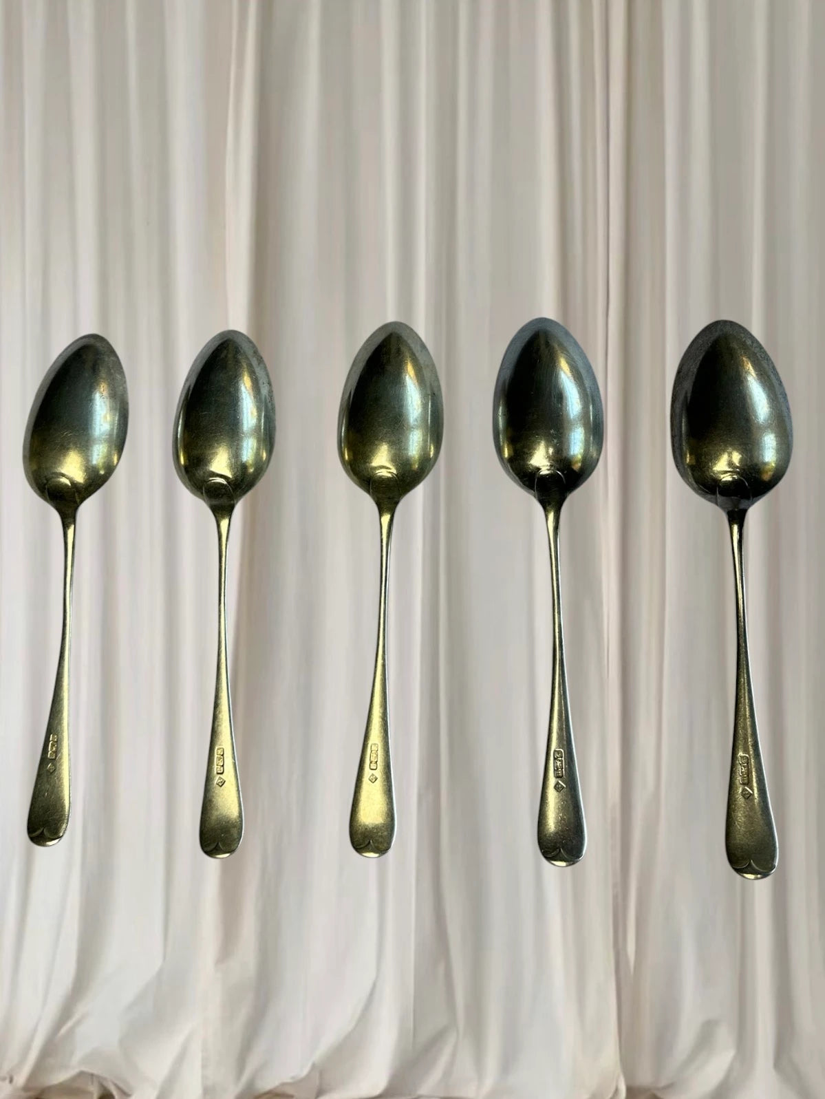 Sheffield Martin + Hall C1905 Sterling Silver Serving Spoons Luxury - Image 2