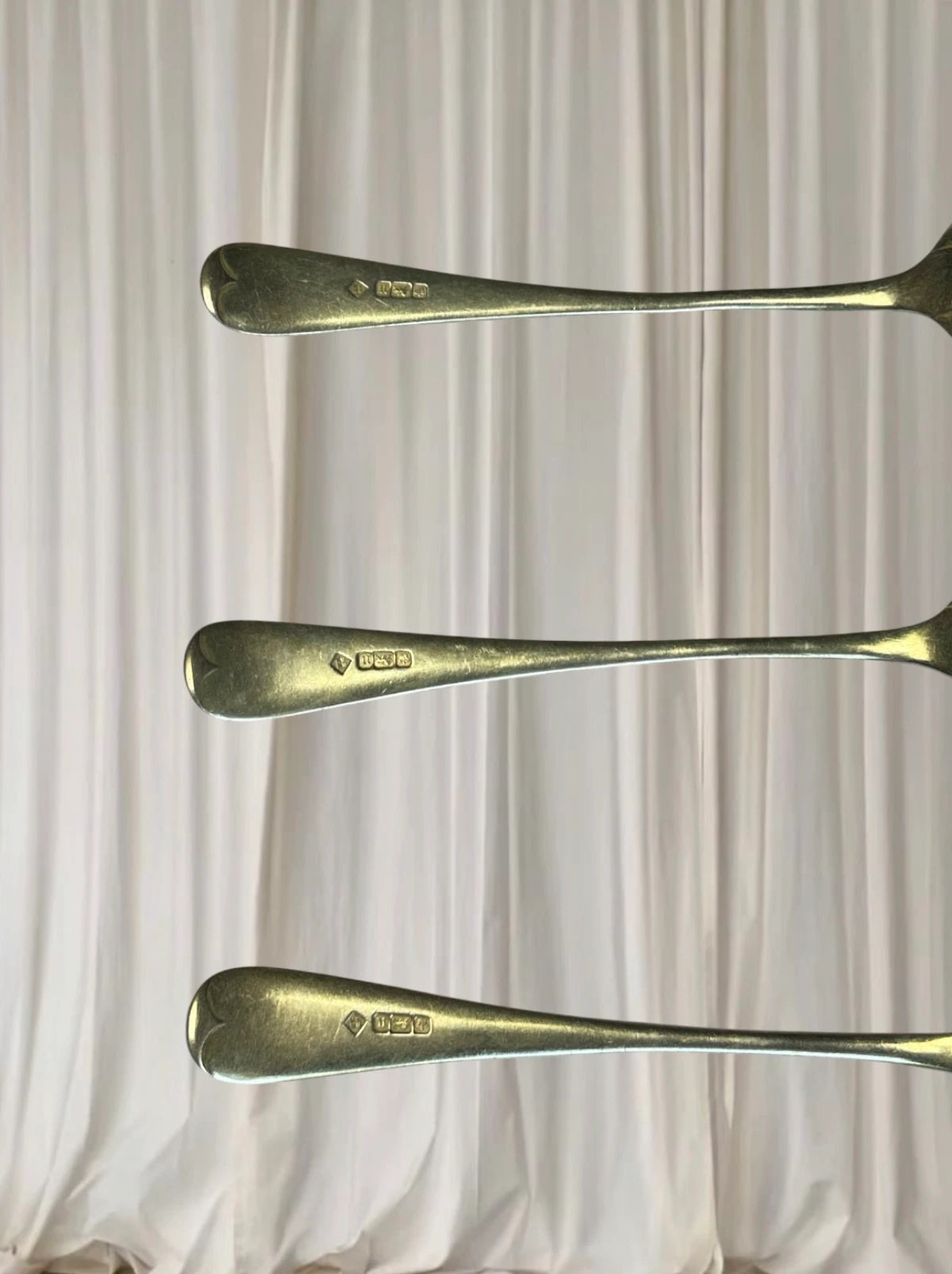 Sheffield Martin + Hall C1905 Sterling Silver Serving Spoons Luxury - Image 3