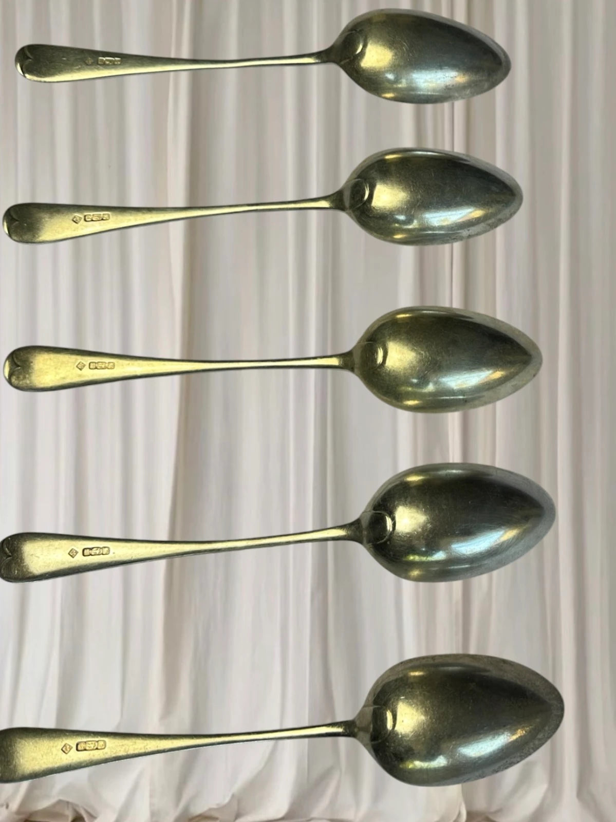 Sheffield Martin + Hall C1905 Sterling Silver Serving Spoons Luxury - Image 5