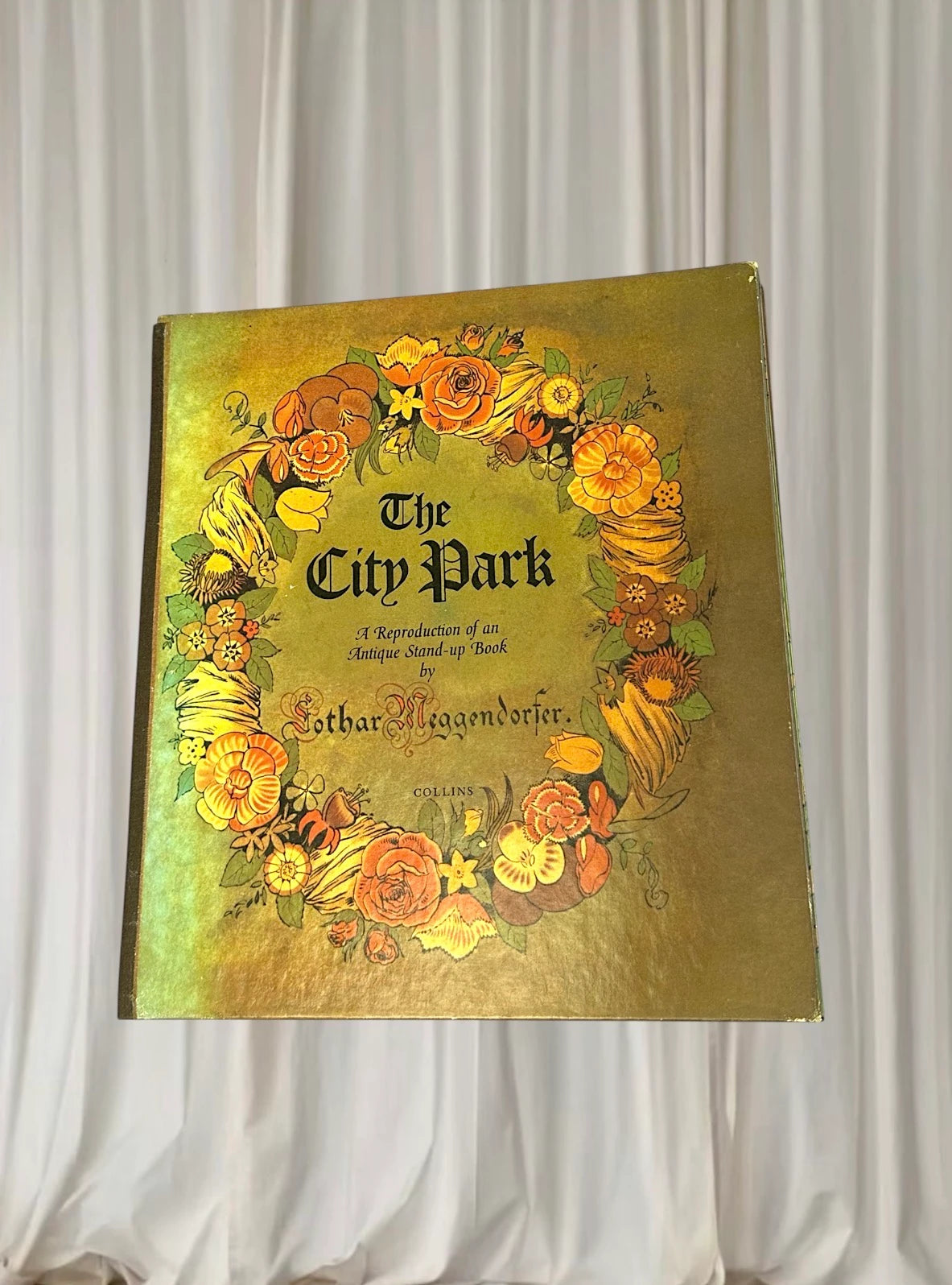 Collins Antique Stand-up Book - The City Park Lothar Meggendorfer Reproduction - Image 1
