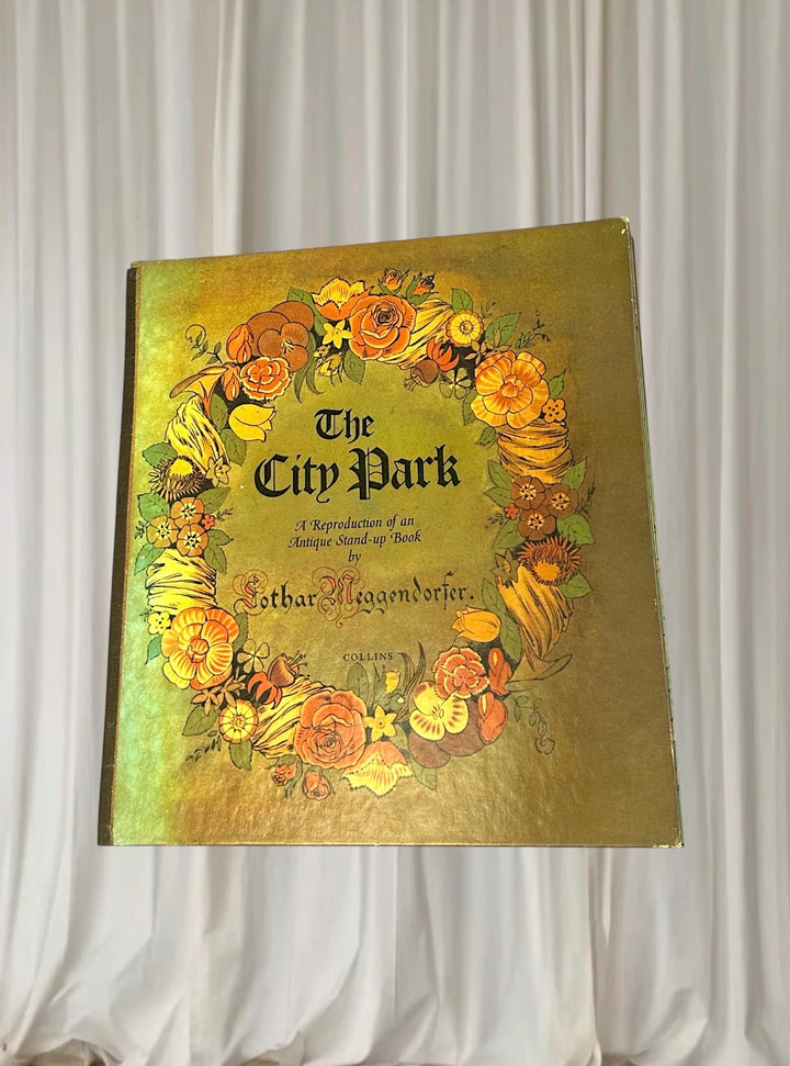Collins Antique Stand-up Book - The City Park Lothar Meggendorfer Reproduction - Image 1