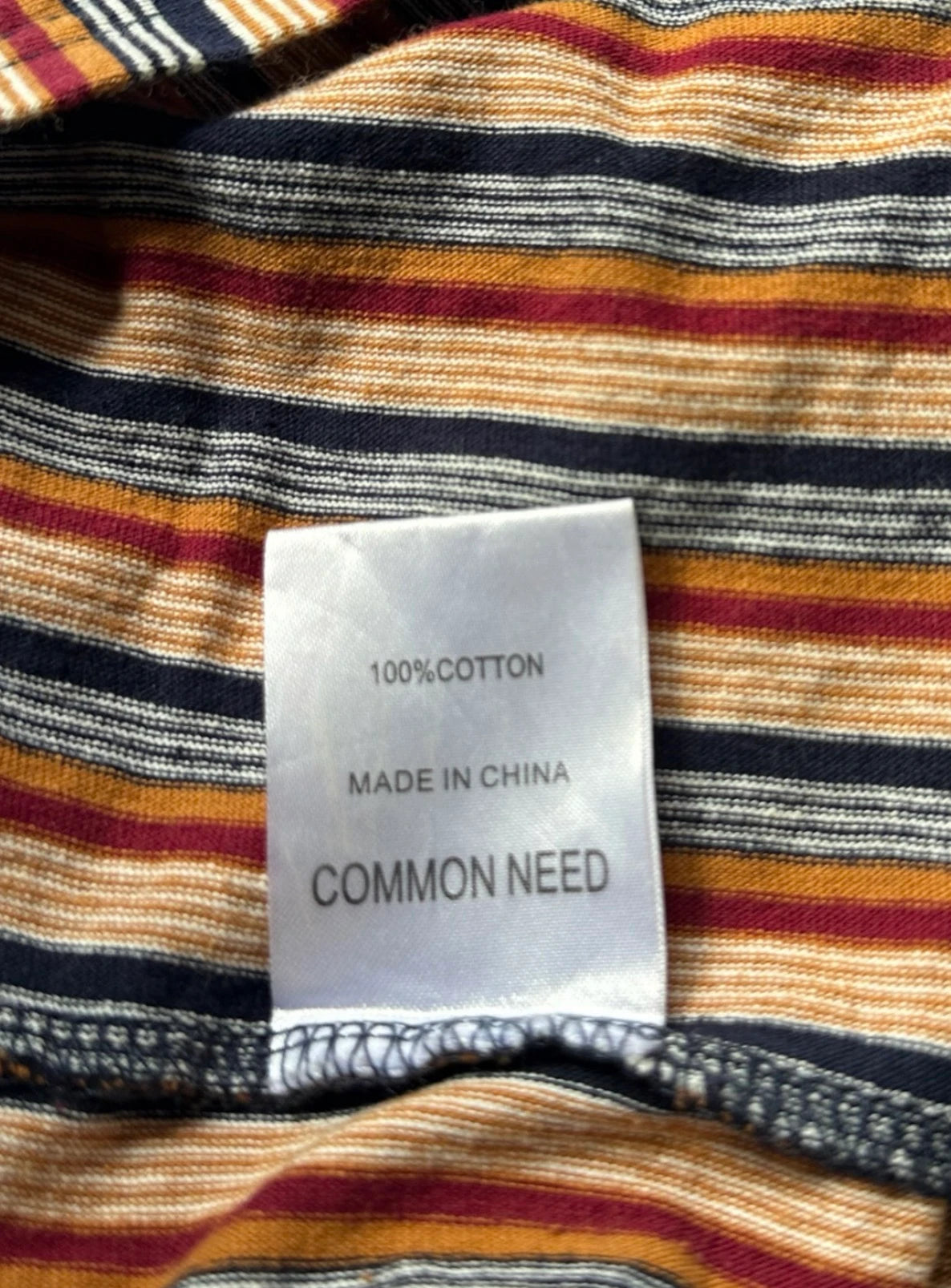 Common Need Striped Sleeveless Tank Shirt - Casual Summer Style Unisex L - Image 7