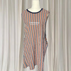 Common Need Striped Sleeveless Tank Shirt - Casual Summer Style Unisex L - Image 2