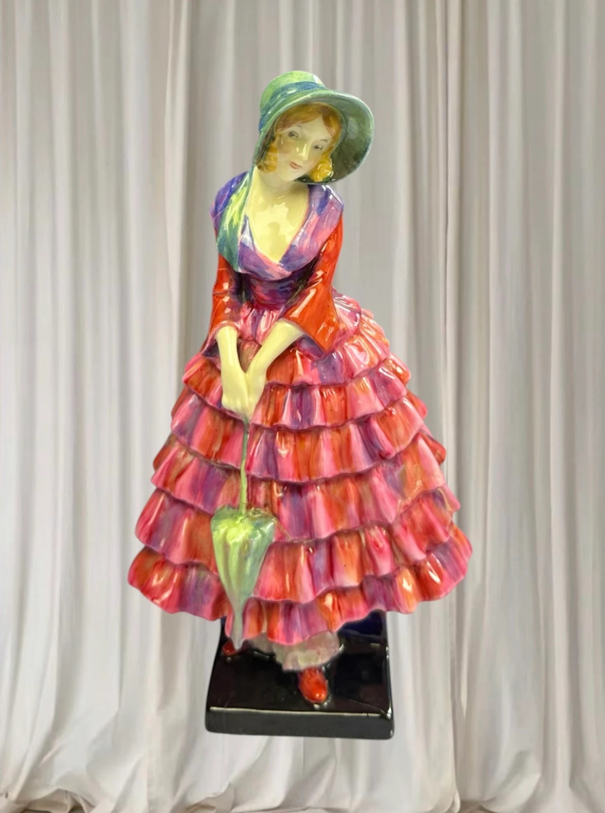 Royal Doulton Priscilla Figurine HN1340  - Vintage Hand-Painted Porcelain Collectible - Image 2