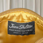 Vintage Jane Shilton 80s Gold Mesh Barrel Handbag - Elegant Evening Purse - Image 7