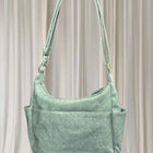 Cabrelli Blue Grey Shoulder Bag - Multi-Pocket Faux Leather - Image 5