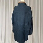 R.M.Williams Vintage Barn Coat - Navy With Leather Collar L - Image 5