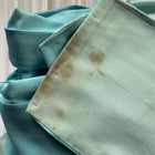 Vintage Japanese Silk Kimono - Traditional Light Blue With Obi Belt - Image 7