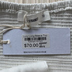 Perfect Stranger Lucy Long Sleeve Blouse - White Ruched Square Neck Top M - Image 5